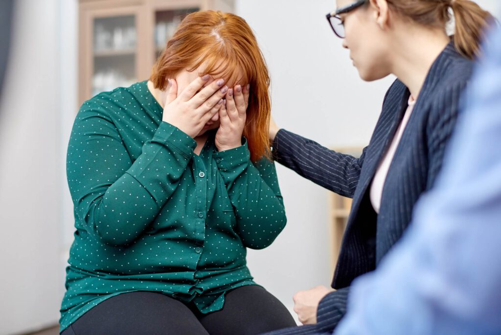 Psychologist Supporting Female Patient